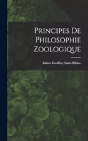Principes De Philosophie Zoologique