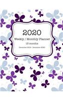 2020 Weekly / Monthly Planner 13 Months - December 2019 - December 2020
