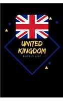 United Kingdom Bucket List: Novelty Bucket List Themed Notebook