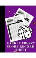 Farkle Frenzy Score Record Sheet