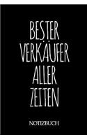 Bester Verkäufer Aller Zeiten Notizbuch: A5 auf 120 Seiten I kariert I Skizzenbuch I super zum Zeichnen oder notieren I Geschenkidee für die Liebsten I Format 6x9 I Geschenk