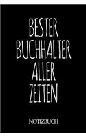 Bester Buchhalter Aller Zeiten Notizbuch: A5 auf 120 Seiten I kariert I Skizzenbuch I super zum Zeichnen oder notieren I Geschenkidee für die Liebsten I Format 6x9 I Geschenk