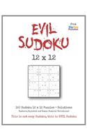 Evil Sudoku 12 x 12 Puzzle Book