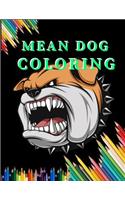 Mean Dog Coloring