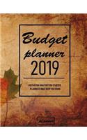 Budget Planner 2019: Planner Organizer Planner and Calendar Daily Weekly & Monthly Calendar Expense Tracker Organizer for Budget Planner Debt and Saving Annual Express F