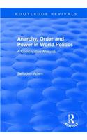 Anarchy, Order and Power in World Politics: A Comparative Analysis