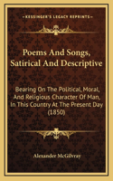 Poems and Songs, Satirical and Descriptive