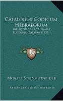 Catalogus Codicum Hebraeorum