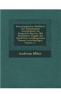 Encyclop�disches Handbuch Der Katholischen Geistlichkeit Im K�nigreich Bayern