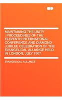 Maintaining the Unity