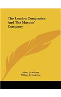 London Companies And The Masons' Company