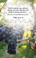 Communion Bulletin: And He Took (Package of 100): Luke 22:17,19 (Kjv)