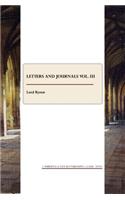 Letters and Journals Vol. III
