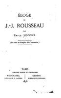 Eloge de J.-J. Rousseau