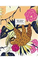 Dot Grid Journal Sloth Notebook (Cute Journal)