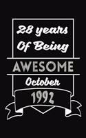 28 Years Of Being Awesome October 1992