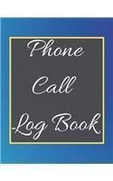 Phone Call Log Book