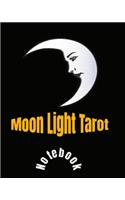 tarot readers notebook moonlight tarot journal, agenda for tarot readers women, men, tarot notebook gift