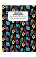 Peacock Pattern Composition Notebook