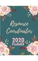 Resource Coordinator 2020 Weekly and Monthly Planner: 2020 Planner Monthly Weekly inspirational quotes To do list to Jot Down Work Personal Office Stuffs Keep Tracking Things Motivations Notebook