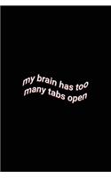 my brain has too many tabs open