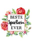 Beste Sportlerin Ever: A5 Punkteraster - Notebook - Notizbuch - Taschenbuch - Journal - Tagebuch - Ein lustiges Geschenk für Freunde oder die Familie und die beste Sportle