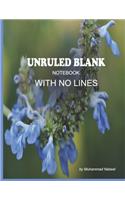 Unruled Blank Notebook with No Lines