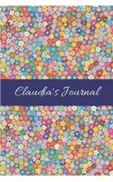 Claudia's Journal: Cute Personalized Name College-Ruled Notebook for Girls & Women - Blank Lined Gift Journal/Diary for Writing & Note Taking