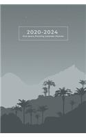 2020-2024 Five Years Monthly Calendar Planner: Five Year Diary 2020-2024