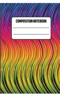 Composition Notebooks: Ruled Notebook Lined School Journal Green Flower 120 Pages 6 x 9 (Composition Books)