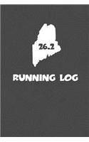 Running Log: Blank Lined Journal for anyone that loves Maine, running, marathons!