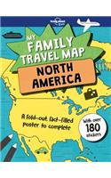 Lonely Planet Kids My Family Travel Map - North America