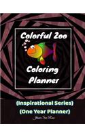 Colorful Zoo Coloring Planner