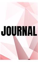 Polygonal Abstract Geometric Background Lined Writing Journal Vol. 39: Promoting Creativity Through Journaling...One Day at a Time(39 Geometric)