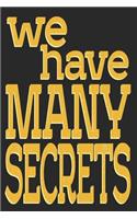 We Have Many Secrets