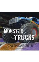 Monster Trucks Calendar 2018: 16 Month Calendar