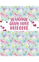 Hexagonal Graph Paper Notebook: (Hexagonal Graph Paper Notebook: 1/2 Inch Hexagons)