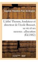 L'Abbé Thenon, Fondateur Et Directeur de l'École Bossuet, Sa Vie Et Ses Oeuvres, Allocution