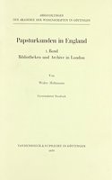 Papsturkunden in England. Band 1