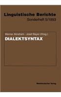Dialektsyntax