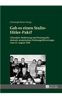 Gab es einen Stalin-Hitler-Pakt?