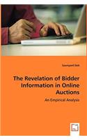 The Revelation of Bidder Information in Online Auctions
