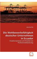 Wettbewerbsfähigkeit deutscher Unternehmen in Ecuador