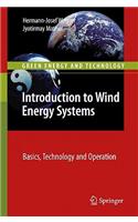 Introduction to Wind Energy Systems