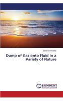 Dump of Gas onto Fluid in a Variety of Nature