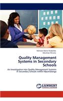 Quality Management Systems in Secondary Schools