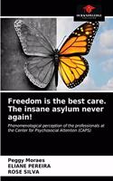 Freedom is the best care. The insane asylum never again!