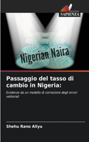 Passaggio del tasso di cambio in Nigeria