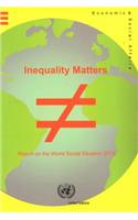 Report on the world social situation 2013: Inequality Matters