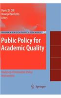 Public Policy for Academic Quality